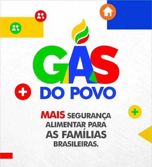 Banner oficial do programa Gás do Povo: mais segurança alimentar para as famílias brasileiras